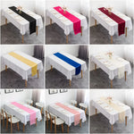 nappe satinée table fête blanc rouge rose anniversaire mariage baptême noël saint valentin