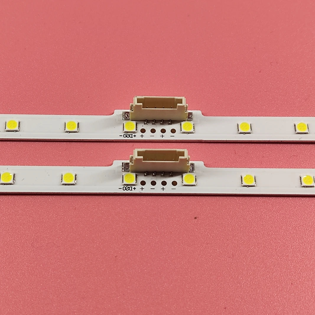 ruban led blanc moderne adhésif 38 diodes 540mm 6v led points jaunes flux lumineux