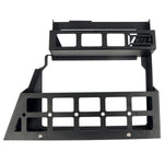 organisateur rangement métal perforé jeep wrangler noir orange réversible utilitaire fixations vis montées