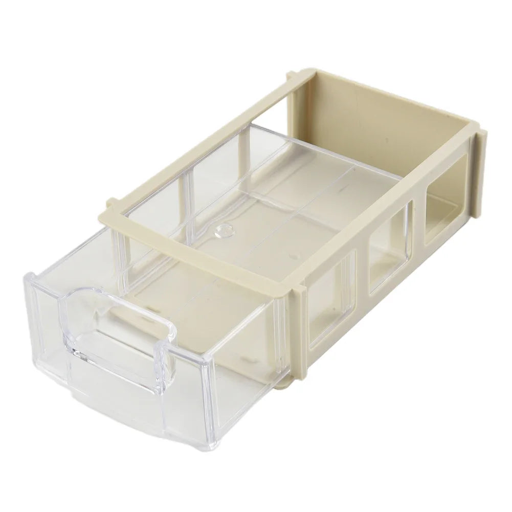 Boîte de rangement empilable noire moderne pour atelier