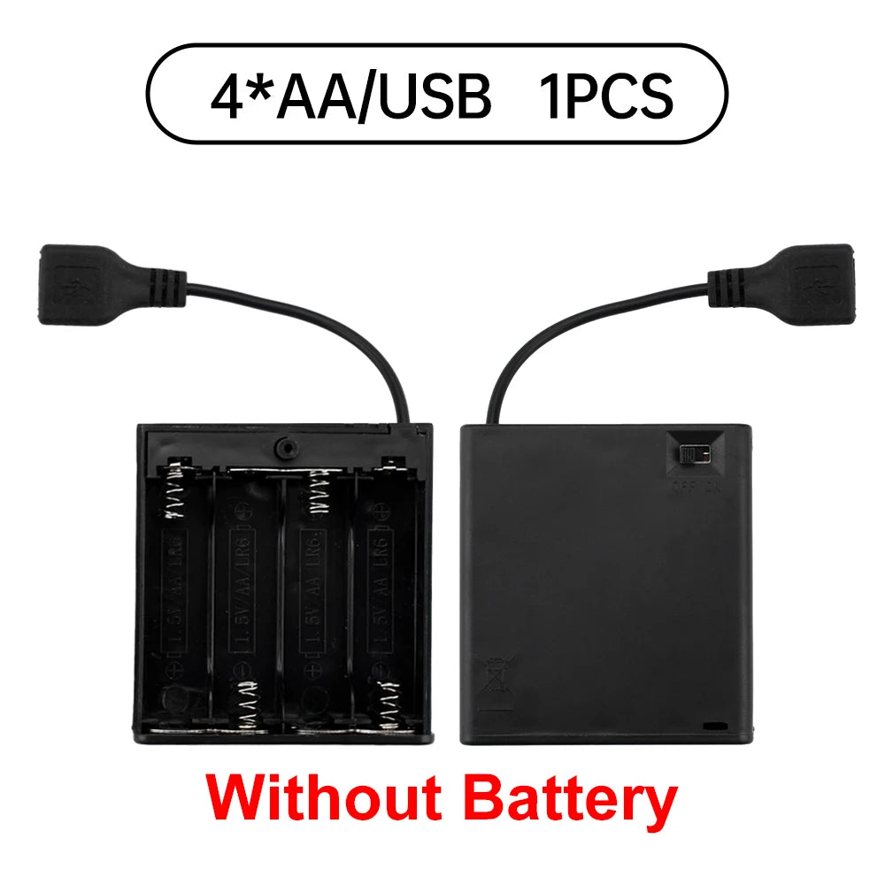 support batterie usb noir moderne batteries aa aaa compartiments mat