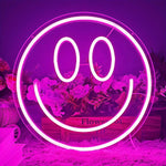 veilleuse led smiley jaune rose deco murale pop art luminaires maison moderne