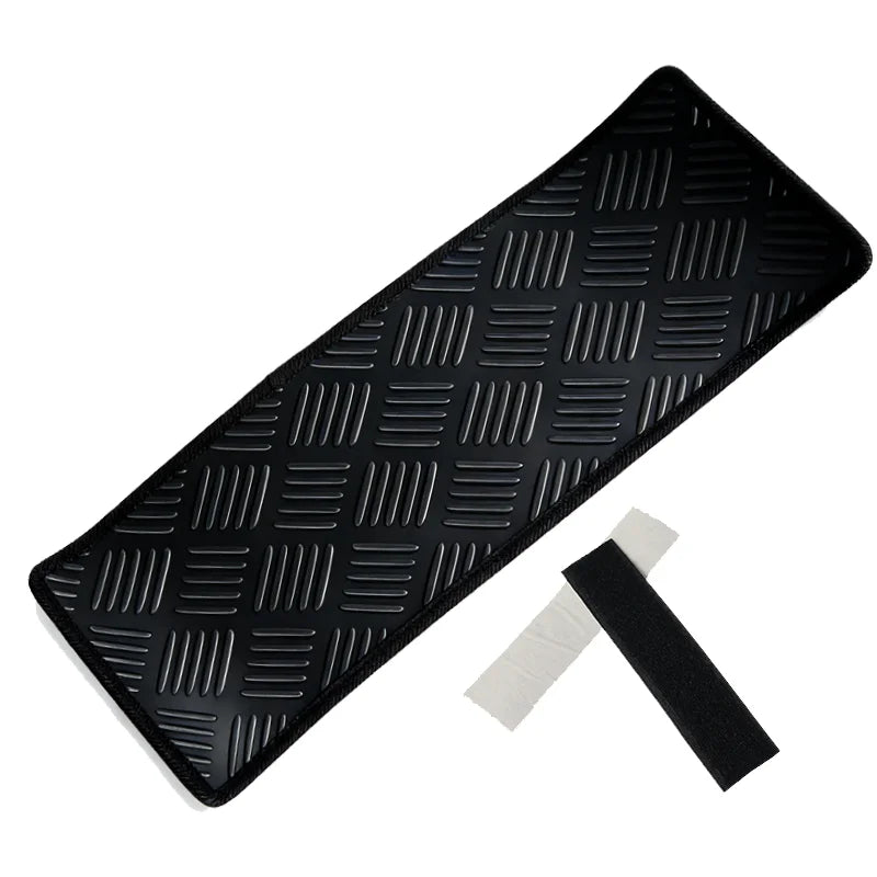 tapis sol voiture moderne texture diamantée noir adhésif antidérapant durable entrée camping car
