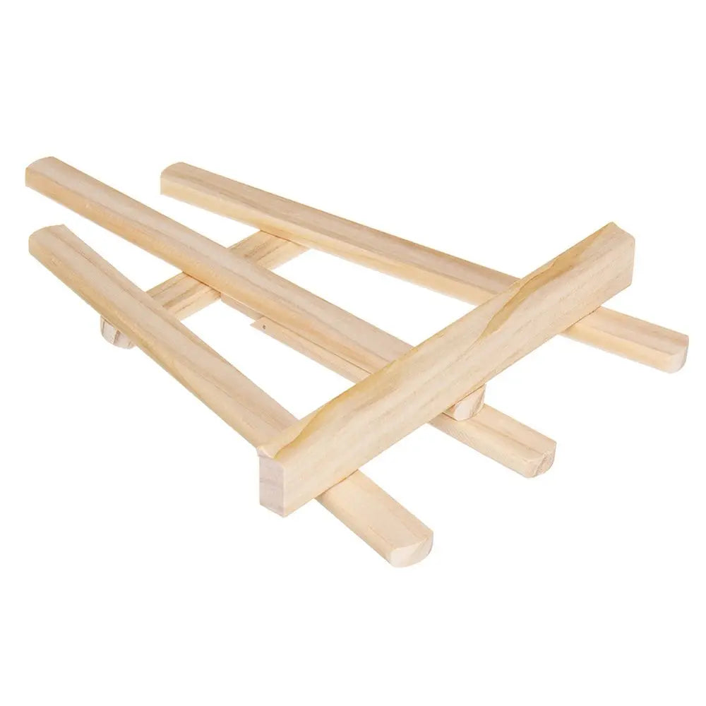 chevalet peinture dessin bois naturel table support planche étagère artisanale artiste tableau présentation