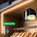 ruban led flexible blanc jaune adhésif 320 led couche 5v batterie pirose moderne chambre