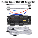 contrôleur led escalier capteur mouvement 12v 24v noir flexible certification rohs ccc fcc