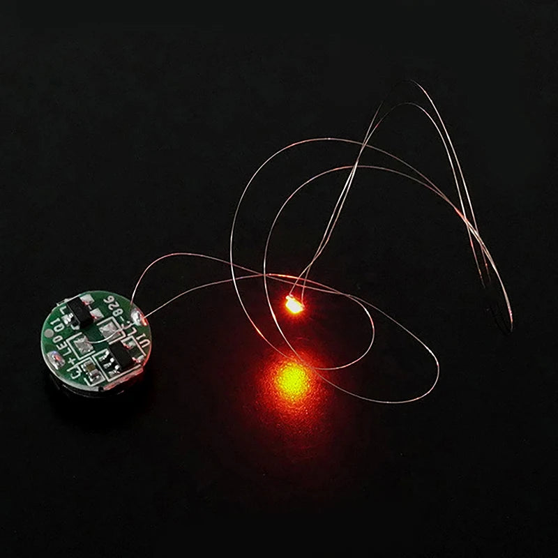 lampe magnétique led multicolore moderne filaments lumineux batterie câble connexion