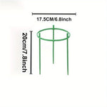 Support plante structure circulaire vert moderne fixations elbows jardin 17.5cm hauteur 20cm diamètre