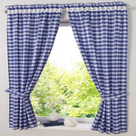 rideau carreaux rouge blanc classique bordure blanche maison polyester opulent moderne simple
