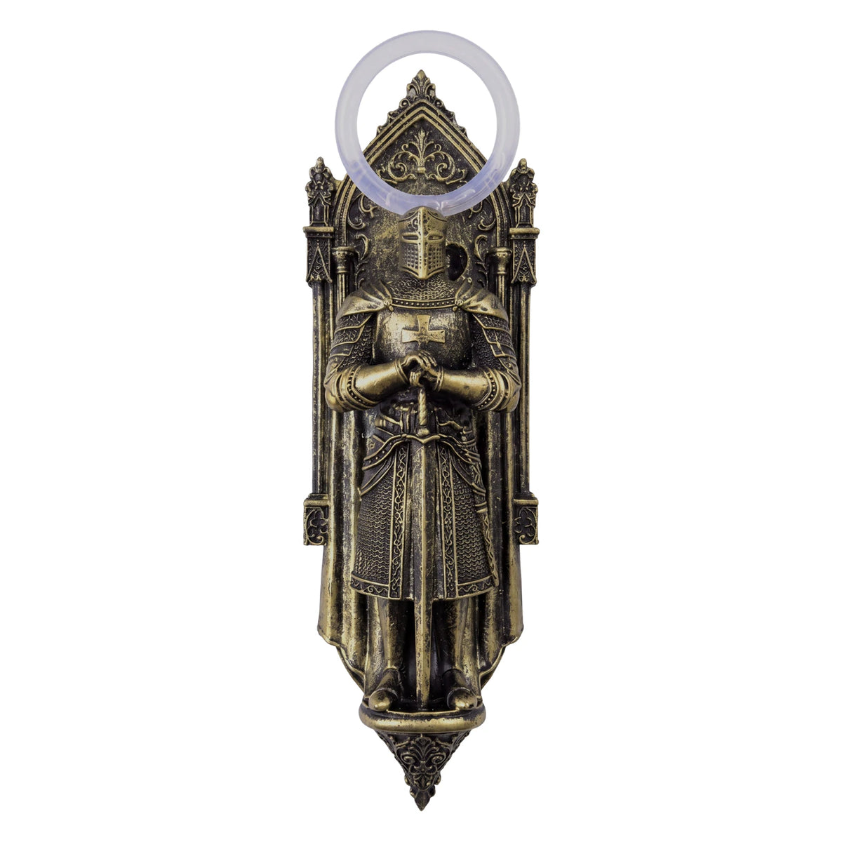 statue murale historique figurine antique bronze doré décoration intérieure baroque gothique complexe sculptural