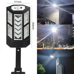 Lampe solaire extérieur 15000LM orange éclairant un jardin