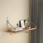 étagères murales bois naturel modernes clips magnétiques plateau bois réutilisables minimaliste affichage mural