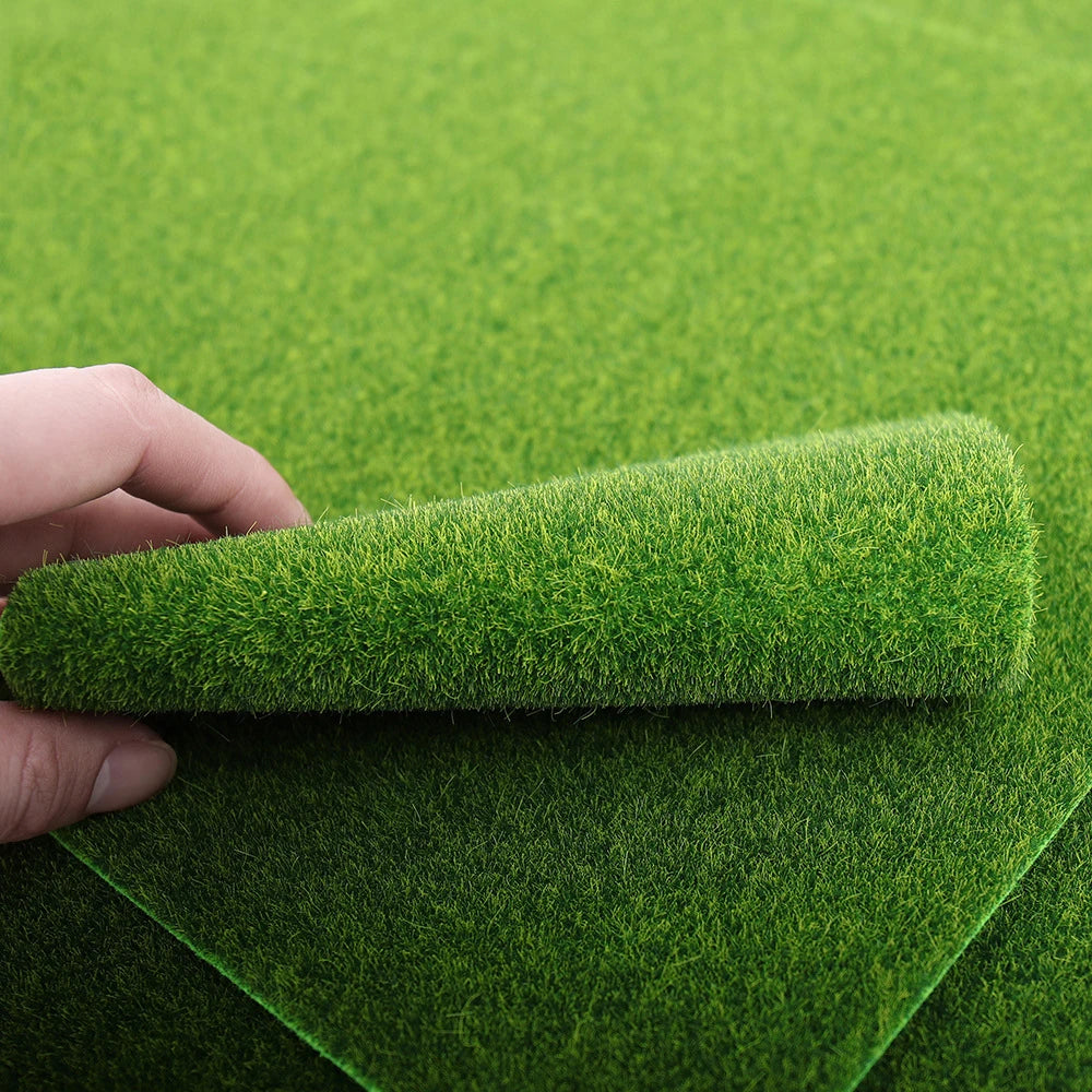 tapis artificiel herbe verte pelucheux moderne 15x15cm 30x30cm 50x50cm 50x100cm