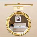 lampe led moderne or argent noir fixée mur éclairage intérieur cuisine chambre coucher salle