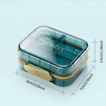 boîte rangement médicaments réutilisable transparente moderne vert bleu violet poignée dorée compartments