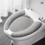 coussin toilette velours adhésif réutilisable lavable confortable jaune gris orange bleu rose violet