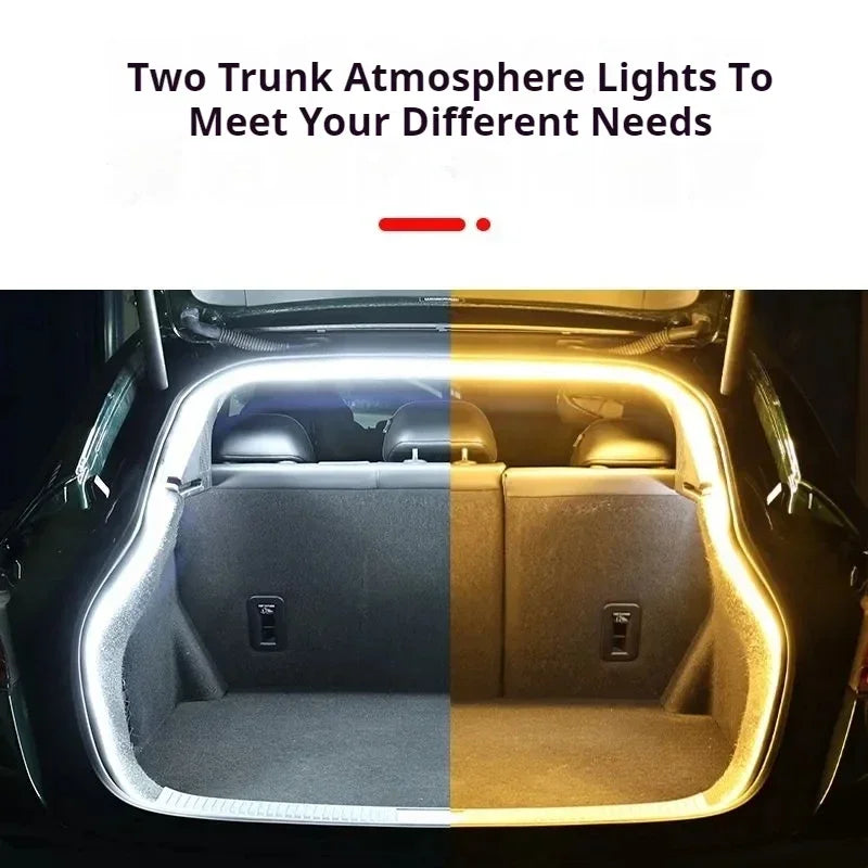 ruban lumineux blanc moderne ambiant intérieur voiture décoration LED 2m 4m lumière chaude