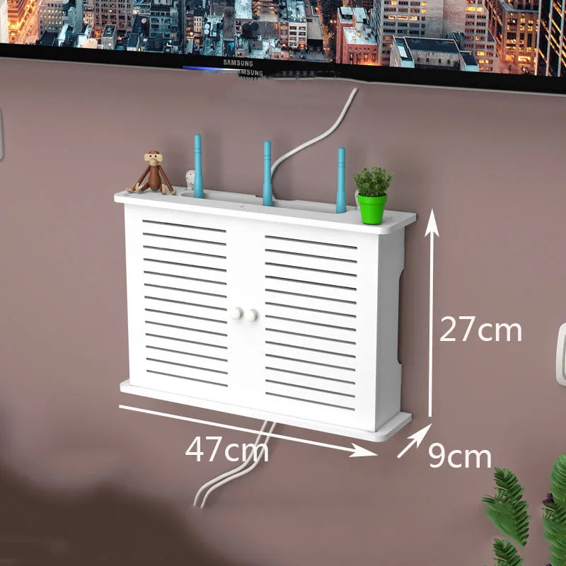 meuble rangement mural blanc moderne lignes verticales porte organisation blanc respectueux environnement