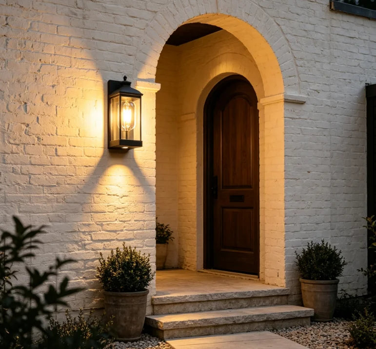 applique murale contemporaine noir led éclairage maison transparente fixations classique