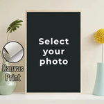 affiche personnalisable toile noire minimaliste cadre bois 20x40cm 21x30cm 30x30cm 30x40cm 30x60cm 40x40cm 40x50cm