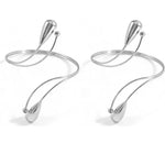 boucles rideau argent or modernes décoration fenêtre lisses opaques Polyester 12cm 8.5cm