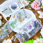 ruban adhésif décoratif motifs fleurs papillons animaux scrapbooking journal intime papeterie