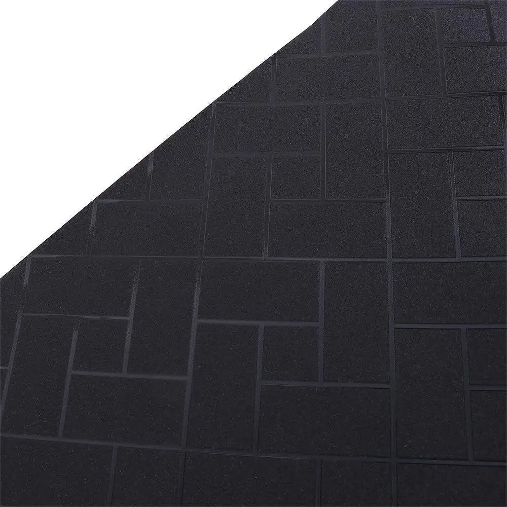 panneau décoratif moderne noir carreaux géométriques opacité 30x45cm 45x45cm 45x50cm 45x60cm 45x78cm