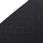 panneau décoratif moderne noir carreaux géométriques opacité 30x45cm 45x45cm 45x50cm 45x60cm 45x78cm