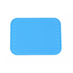 tapis silicone rectangle antiadhésif bleu orange vert jaune utilitaire moderne respectueux environnement