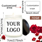 bougie parfumée cire soja blanc aromathérapie simple minimaliste bocal transparent étiquette opaque