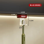 porte brosses dents adhésif moderne vert noir blanc rouge mat opacité salon bain
