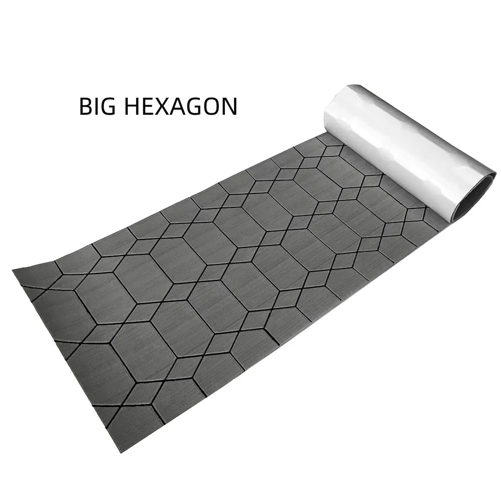 revêtement mural plaque hexagonale motif blanc gris moderne autoadhésif dark gray white