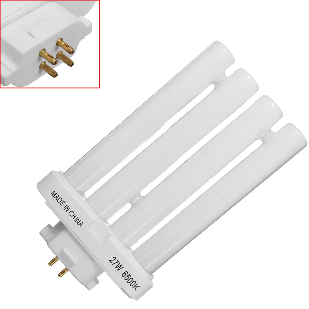 ampoule fluorescente compacte 27w blanc doré industrielle tubes opaques 220v 6500k
