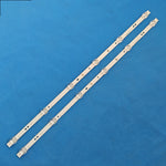 barres lumineuses led blancs modernes connecteurs électriques kit 2pcs 1tv 568mm 72mm 12mm
