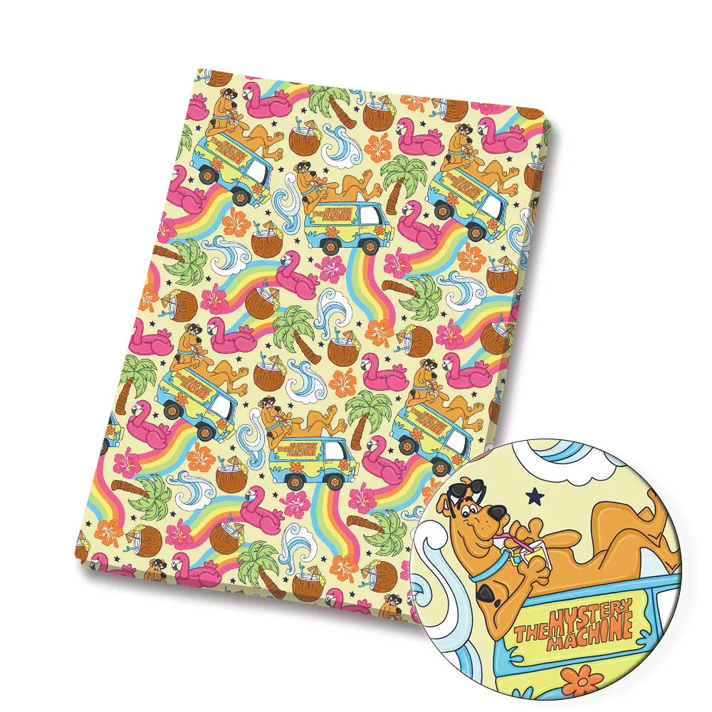 serviette table coton motif dessin animé personnages disney Noël textile maison enfant bleu