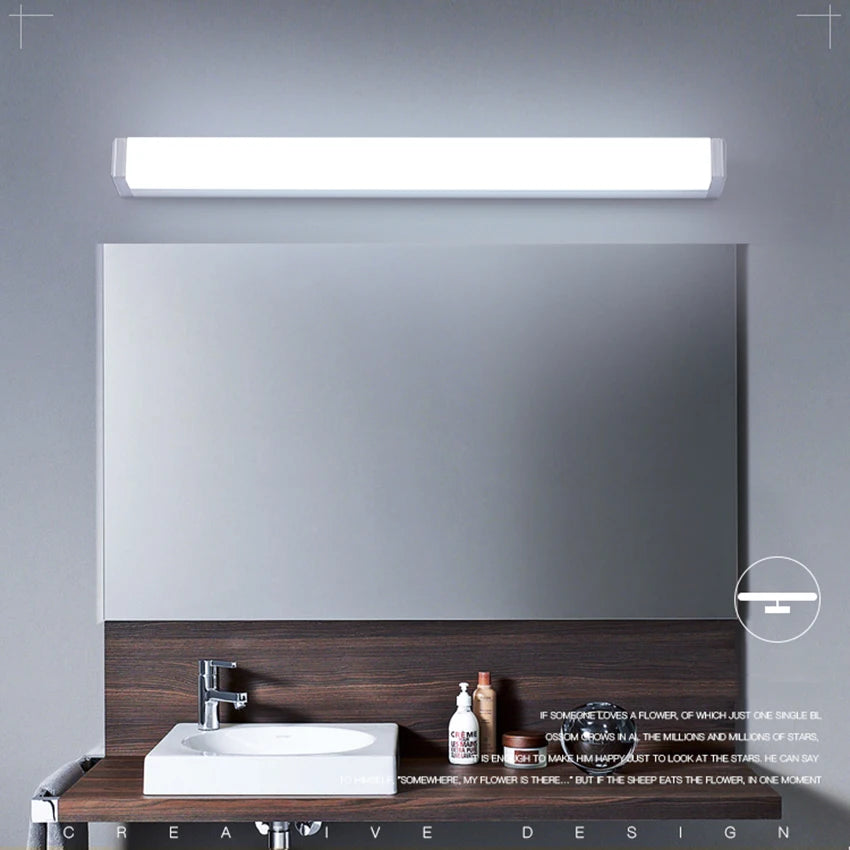 lampe salle bains led acrylique moderne blanc facile 90 260v 249 2000lm chambre cuisine