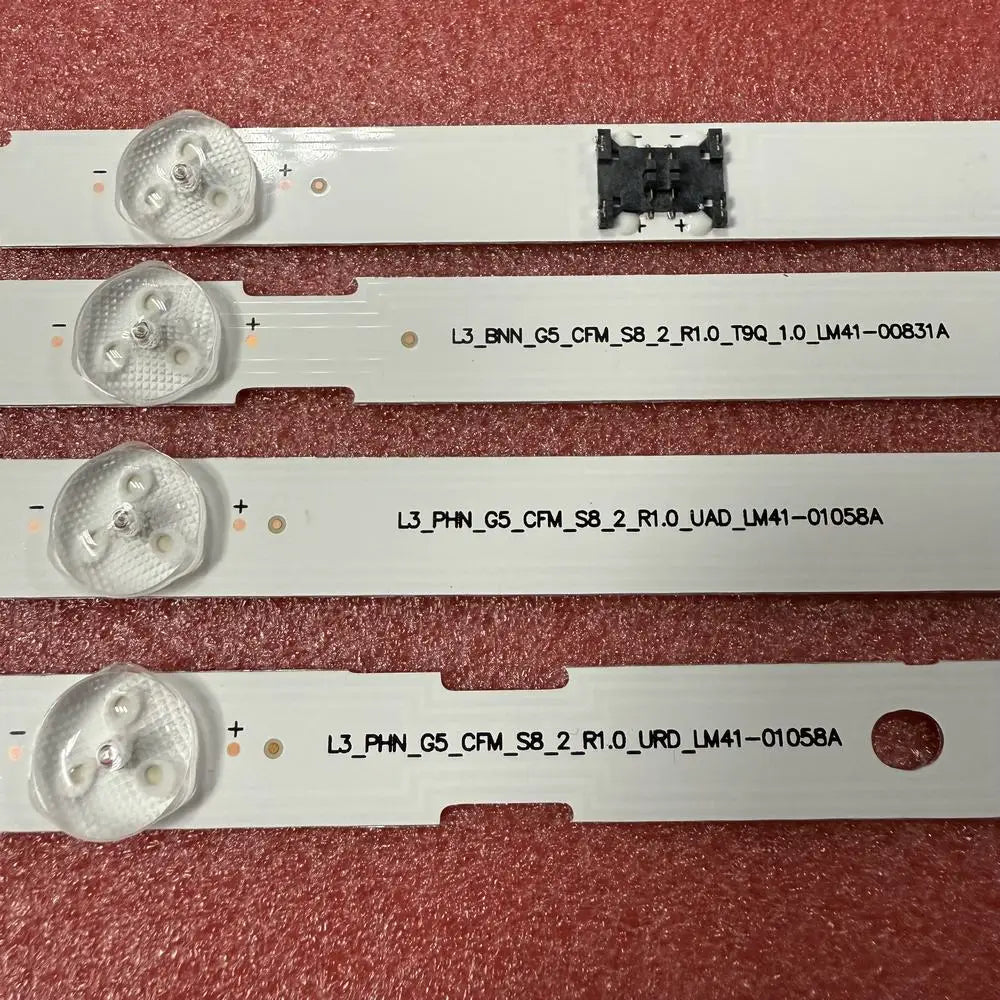 bandes led blanc points noirs bleus motifs modernes adhésifs connecteurs électriques