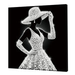 tableau décoratif brillantes motifs papillon art détaillé personnage dessins animés 25cm 25cm