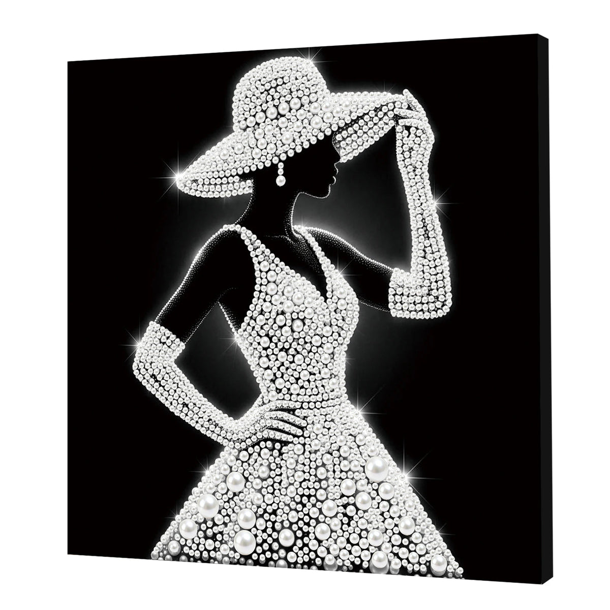tableau décoratif brillantes motifs papillon art détaillé personnage dessins animés 25cm 25cm