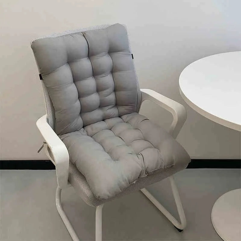 coussin chaise épais coton polyester lavable adhésif moderne vert jaune bleu gris marron simple