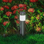 lumière solaire led extérieure moderne gazon ip65 5v argentée autonome