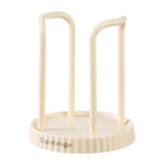 porte gobelets rangement moderne gobelets papier motifs géométriques minimaliste rangée crème noir