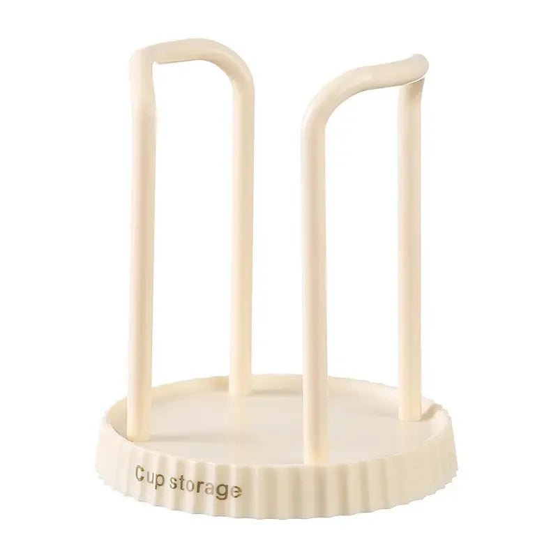 porte gobelets rangement moderne gobelets papier motifs géométriques minimaliste rangée crème noir