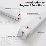lampe led rechargeable détecteur mouvement blanc moderne 20cm 30cm 50cm type