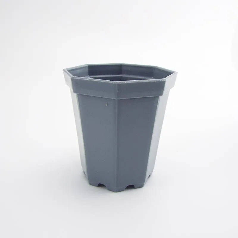 Pots plante modernes plastique blanc noir gris bleu 10x8x9.5cm 6.8x4.8x7.4cm minimaliste