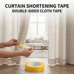 ruban double face adhésif jaune perforations pratique pvc utilitaire maison 10m longueur