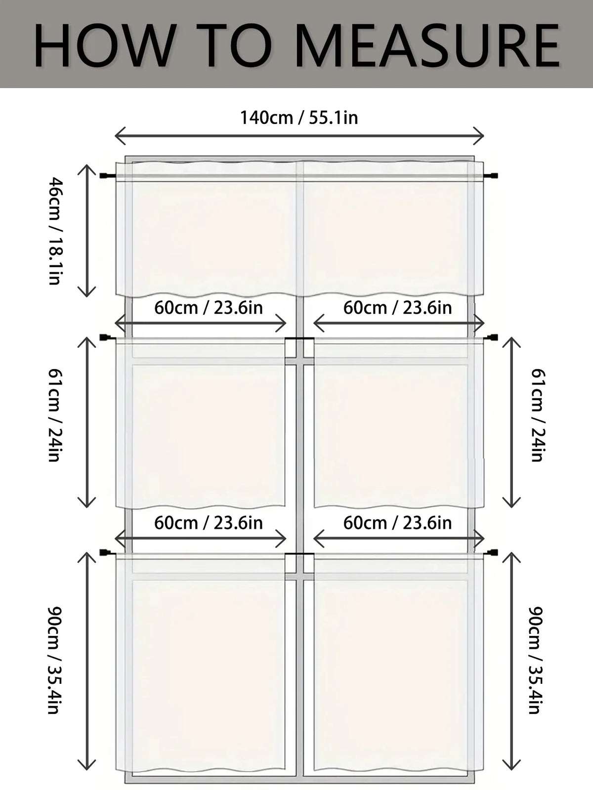 Rideau pivoine dans une chambre avec ouverture bipartite gauche et droite