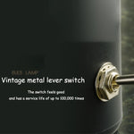 lampe ampoule led rechargeable veilleuse boule transparente noir doré vintage moderne chambre