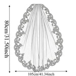 voile mariée dentelle fine blanc ornements floraux translucide classique peigne métallique élégante bride