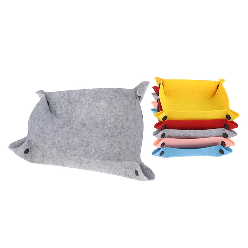 plateau rangement moderne bleu rose rouge jaune gris uni opaque 20cm 35cm